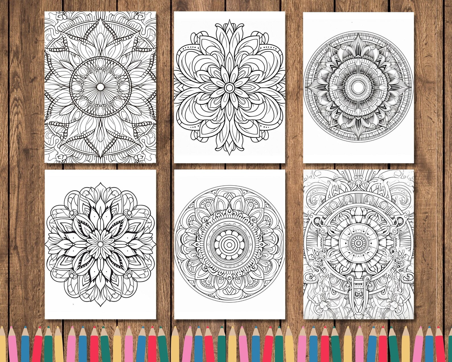 100+ Mandala Coloring Book Pages, Coloring Page Book, Printable ...