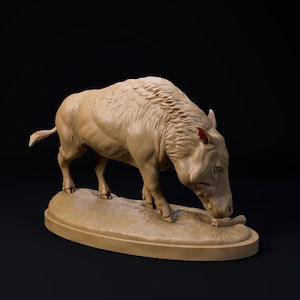 Archaeotherium Schnüffeln Maßstab 1:35 Modell - Außergewöhnliche 3D Miniatur Kunstharz | Dinosaurier, TableTop Gaming, Jurassic, DND Kreatur