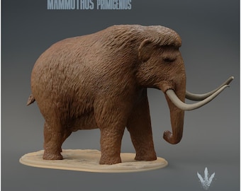 Mammuthus Primigenius - Woolly Mammoth 1:35 Scale Model