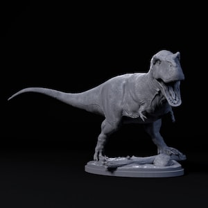 Tyrannosaurus Rex Roar 1:35 Scale Model - Exceptional 3D Resin Printed Miniature Model | Dinosaurs, TableTop Gaming, Jurassic, DND Creature