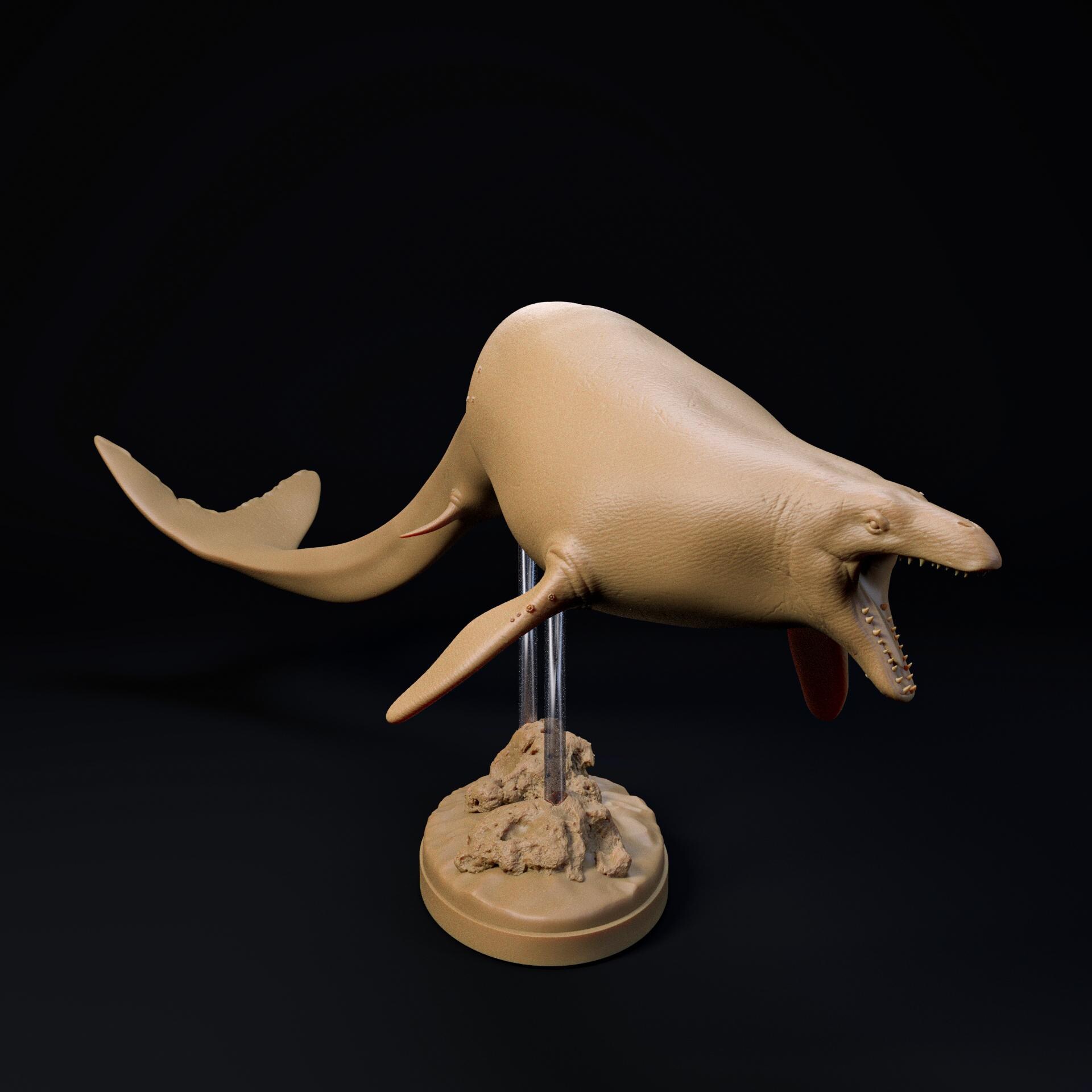 Basilosaurus 1:35 Scale Model - Exceptional 3D Resin Printed Miniature ...