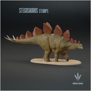 Stegosaurus Stenops 1:35 Scale Model - Exceptional 3D Resin Printed Miniature | Dinosaurs, TableTop Gaming, Jurassic, DND Creature