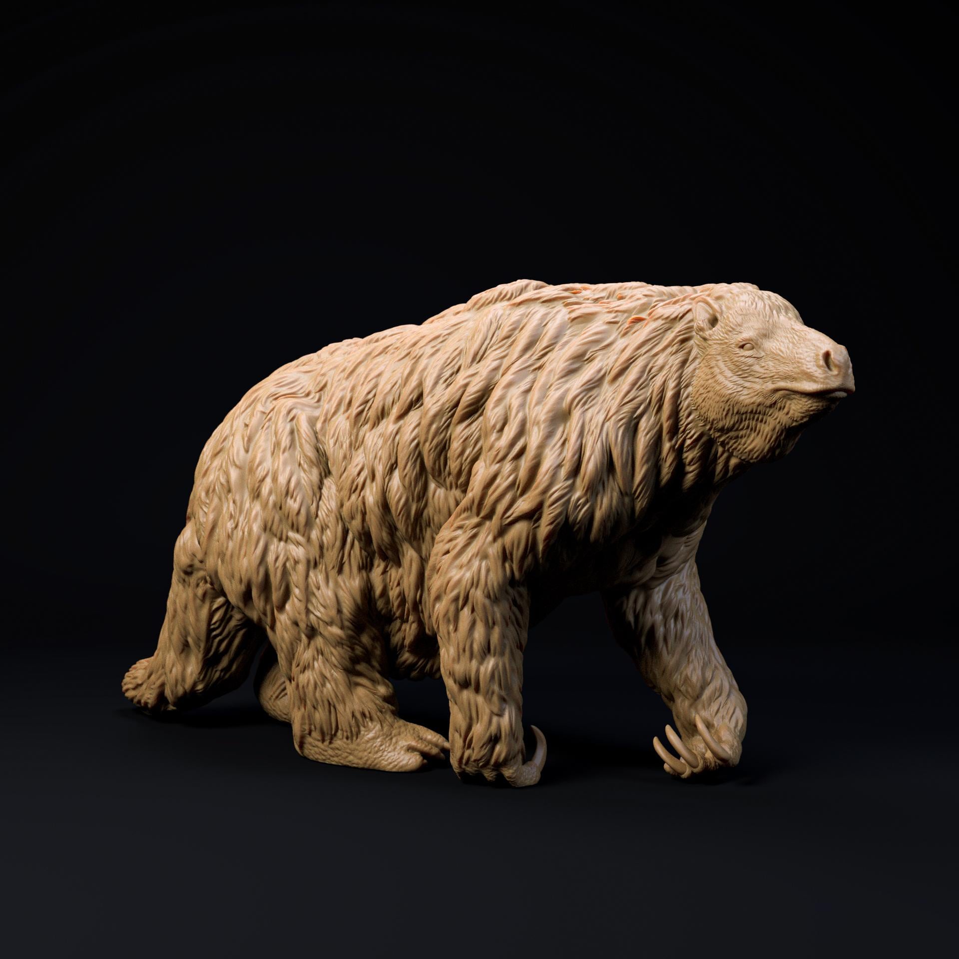 Megatherium Walking 1:35 Scale - Exceptional 3D Resin Printed Miniature Model | Dinosaurs, TableTop Gaming, Jurassic, DND Creature