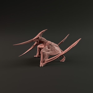 Pteranodon Angry 1:35 Scale Model - Exceptional 3D Resin Printed Miniature | Dinosaurs, TableTop Gaming, Jurassic, DND Creature