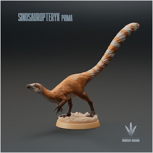 Sinosauropteryx Prima 1:6 Scale Model - Exceptional 3D Resin Printed Miniature Model | Dinosaurs, TableTop Gaming, Jurassic, DND Creature