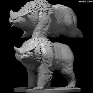 Owlbear Miniature Figures - Exceptional 3D Resin Printed Models | TableTop Gaming, DND