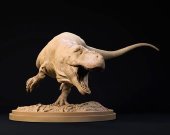 Maqueta de Tyrannosaurus Rex a escala de 32 mm - Miniatura de resina impresa en 3D