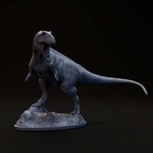 Acrocanthosaurus brullende schaalmodel 1:35 - uitzonderlijk 3D-harsgedrukt miniatuurmodel | Dinosaurussen, TableTop Gaming, Jurassic
