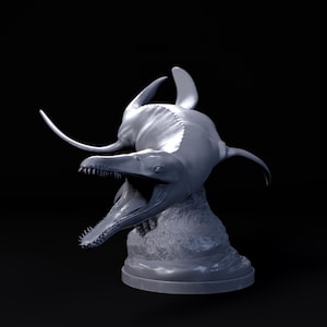 Liopleurodon Drehen 1:35 Modell - Außergewöhnliche 3D-Harz gedruckte Miniatur | Dinosaurier, TableTop Gaming, Jurassic, DND Kreatur