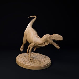 Monolophosaurus Running 1:35 Scale Model - Exceptional 3D Resin Printed Miniature Model | Dinosaurs, TableTop Gaming, Jurassic