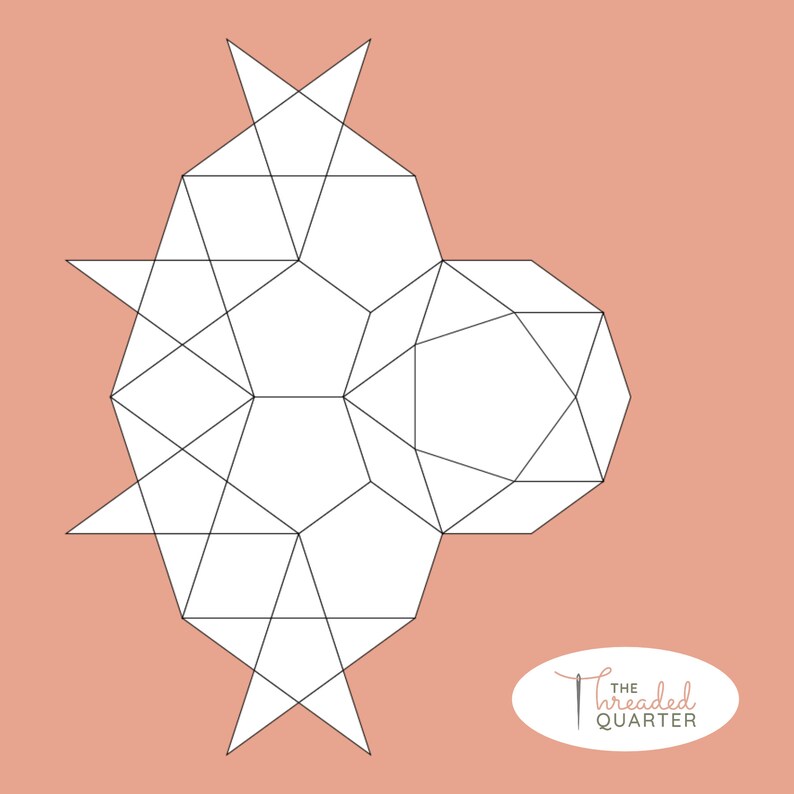 1.25 INCH - 5 Sided Shapes Pack - EPP Templates PDF Instant Download ...