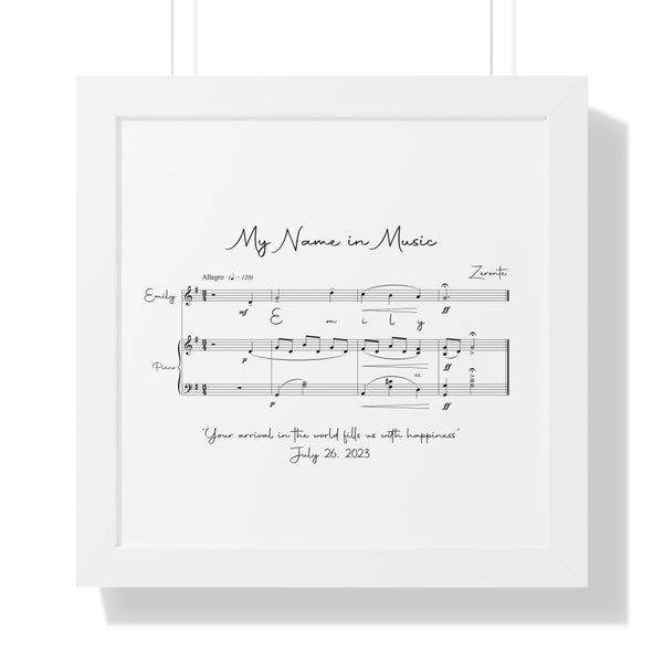 My name in music + mp3, Personalized musical gift with name, Personalized sheet music with your name, Personalized gift for musicians