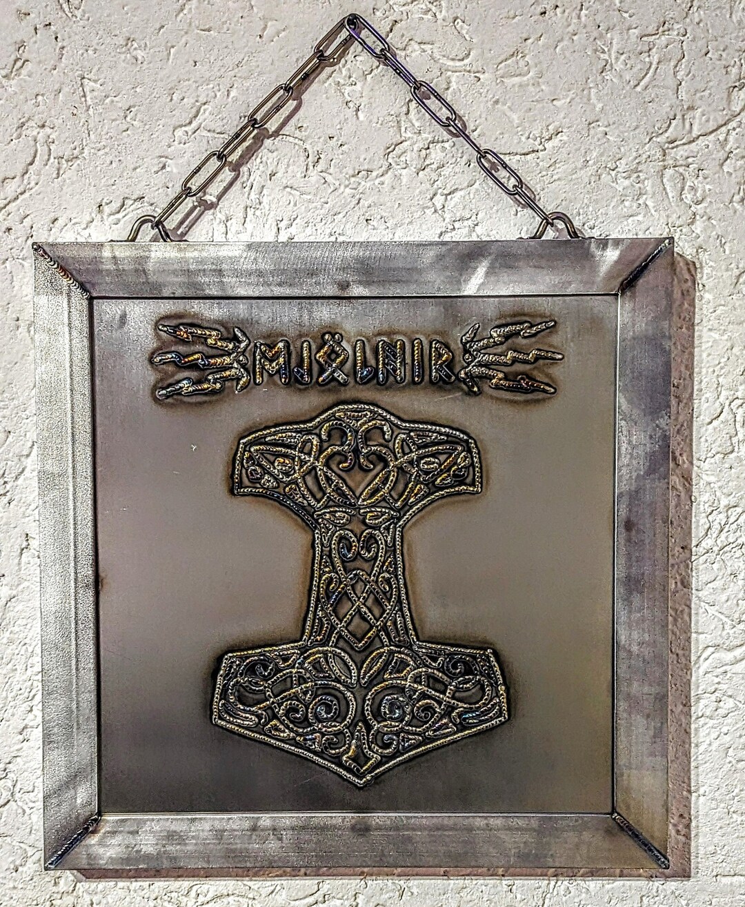 Mjölnir Thor's Hammer Weld Art Etsy