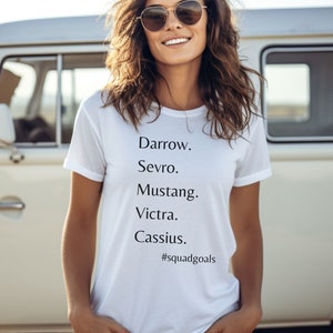 Squad Goals T-shirt, Red Rising merch, Red Rising Book Series, Red Rising Shirt, Sevro and Darrow, Howler T-shirt, Howler merch, Sevro