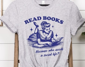 Camisa de libros / Camisa de lector de romance / Camisa de libros retro / Camisa de libros de regalo / Lector de romance / De enemigos a amantes / Camisa de amante de los libros / Libro