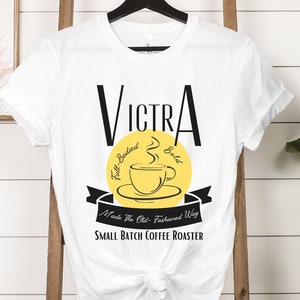 Unisex Victra Coffee Shop T-shirt, Red Rising Shirt, Red Rising Merch, Red Rising Series, Shirt for Book Lover, Gift for Book Lover, Bookish