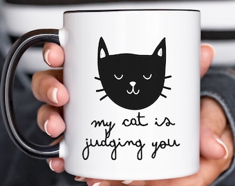 11oz Funny Cat Mug, Cat Lover Mug, Cat Owner Gift, Sarcastic Cat Mug, Funny Mug, Gift for women, Cat Mom Gift Ideas, Cat Mom Mug, Gift idea