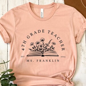 Customizable Teacher Shirt | New Teacher Shirt | Personalized Shirt for Teacher | Teacher Gift | Teacher T-shirt | Teacher Appreciation Gift