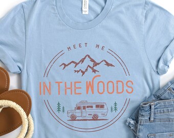 Camiseta de camping, divertida camiseta de camping, regalo para amantes del camping, camiseta para amantes del camping, regalo para campistas, regalo para amantes de las actividades al aire libre, regalo de camping, regalo