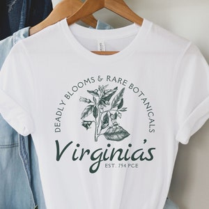 Virginia&#39;s Deadly Blooms Shirt, Red Rising Merch, Red Rising Series, Gift for Reader, Red Rising Hoodie, Red Rising Gift, Gift for Howler