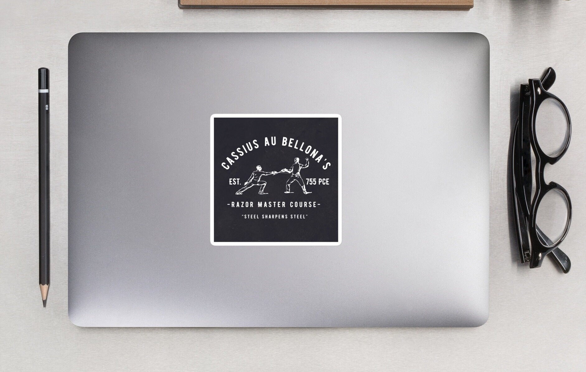 Cassius's Razor Master Bubble-free Stickers, Red Rising Sticker, Red ...