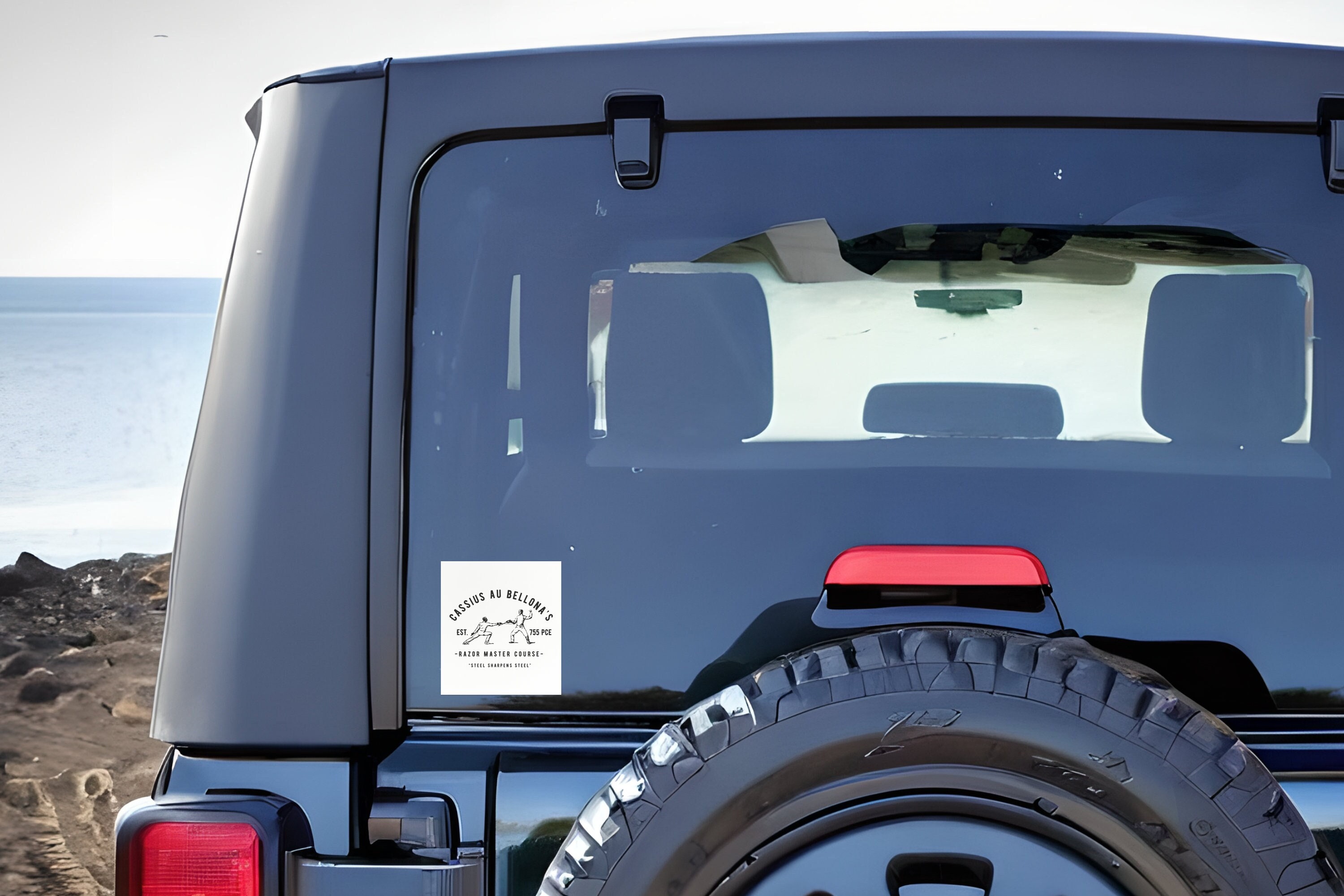 Cassius Razor Kiss-cut Cassius Razor Master Sticker, Red Rising Gear, Red Rising ...