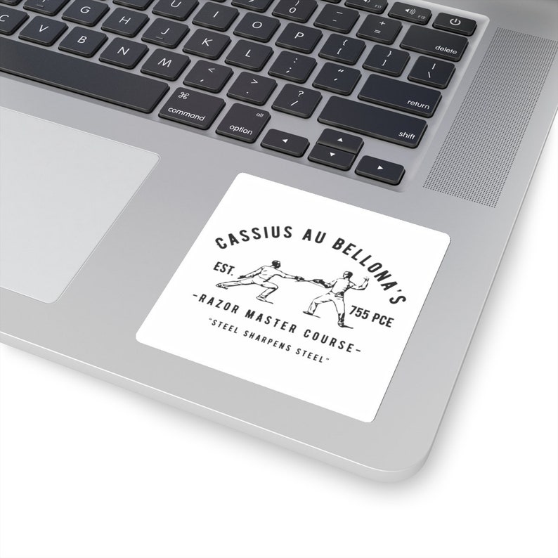 Cassius Razor Kiss-cut Cassius Razor Master Sticker, Red Rising Gear, Red Rising ...