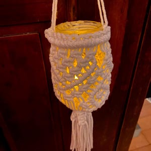 Macrame Hanging Lantern | Outdoor decor | Home Decor | Boho