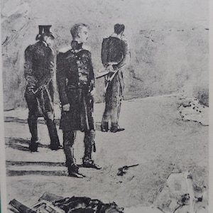M.Wrubel Le heros de notre temps oryginalna pocztówka, rosyjska karta pocztowa imperium św. Eugenii autentyczna pocztówka z lat 1900., wydruk artystyczny Vrubel