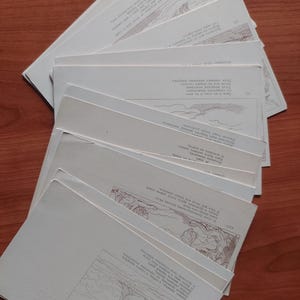 Conjunto completo de 24 postales de la Sociedad de Santa Eugenia de 1904, poema Dushenka de Bogdanovich ilustrado por Tolstoi, original del Imperio ruso de época.
