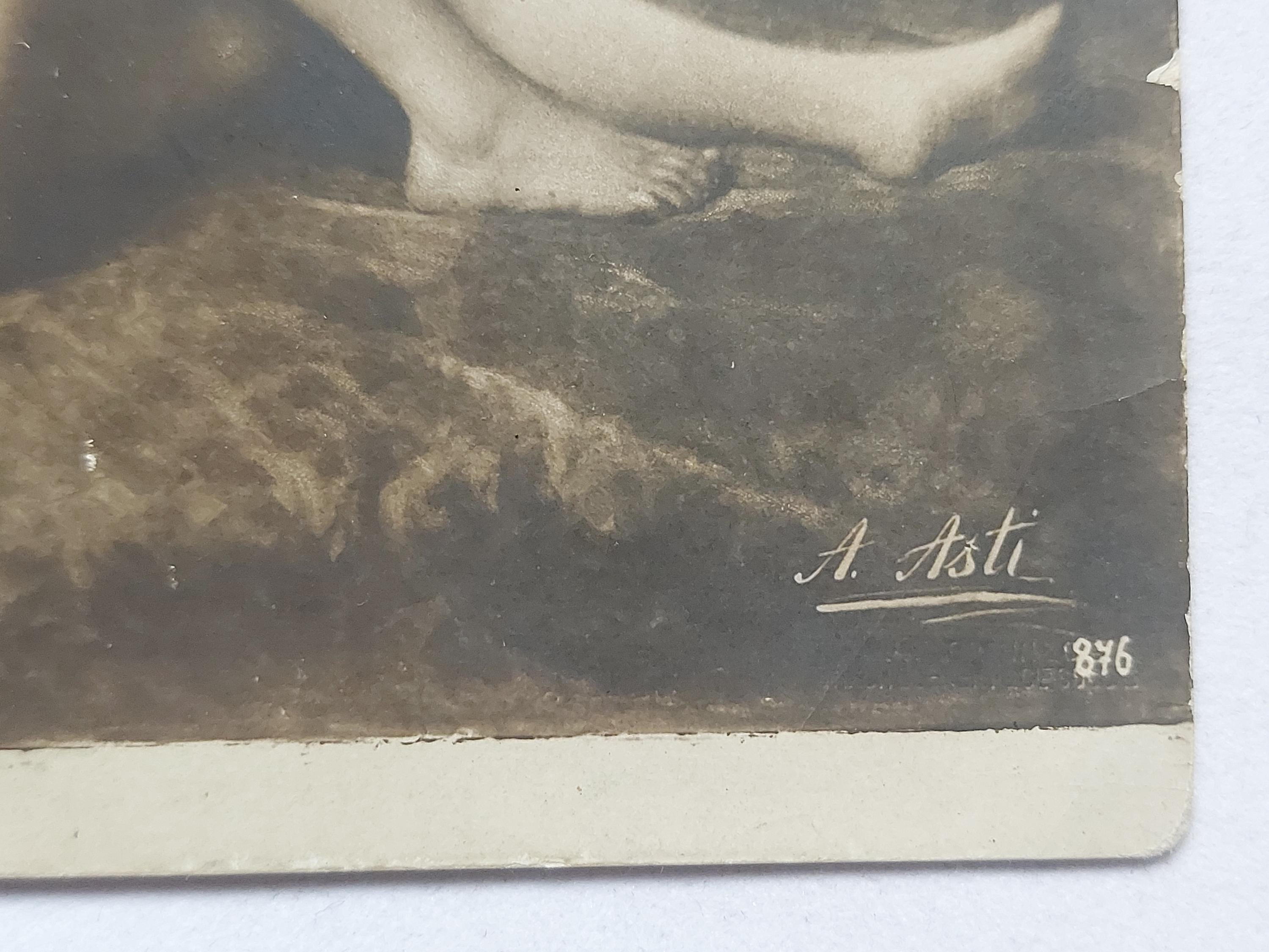 Naughty Nudes, 1900s Nude Women Prints, Angelo Asti Postcards, Naughty