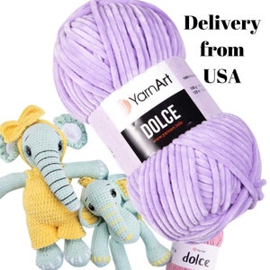 Very Soft Crochet Amigurumi Toy Yarns, Himalaya Dolphin Baby Velvet Yarns,  Super Bulky Velvet Yarns, Bulky Soft Toys Yarn, Blanket Yarn 
