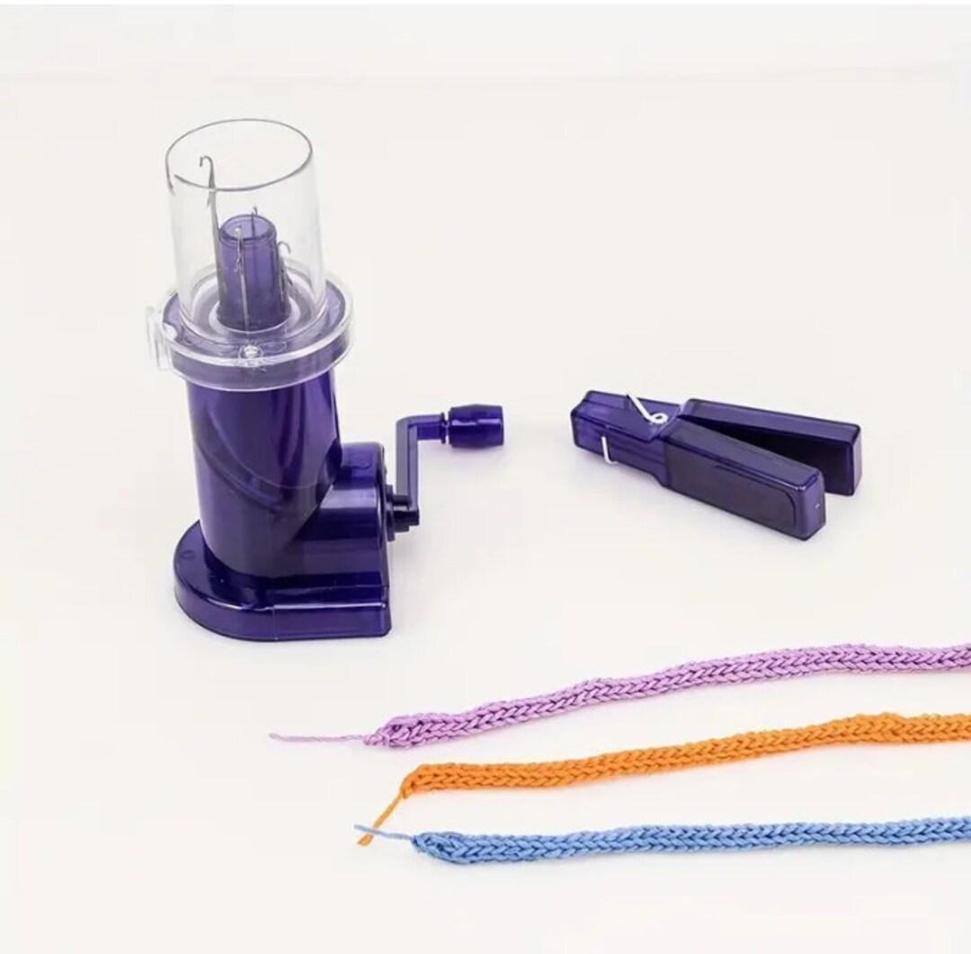 1set Portable Hand Knitting Machine Cord Embellishment Knit Loom With