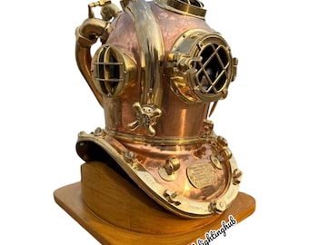 米海軍潜水ヘルメット MARK V：モース潜水器具レプリカ - Etsy 日本