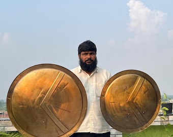 300 Movie Spartan Shield: 18 Gauge Mild Steel Replica, Cosplay Display