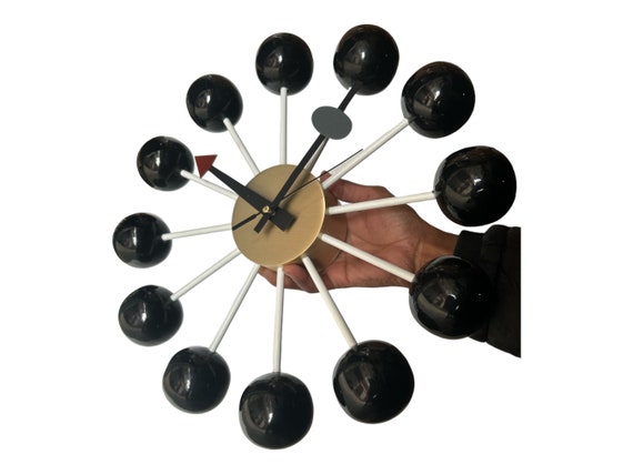 George Nelson Ball Wall Clock Replica Mid Century Modern