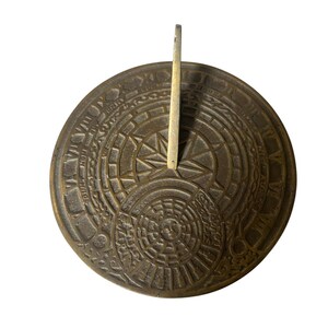 Beautiful Sunrise Sunset Decorative Garden Sundial - 8 Inch Outdoor Decor | Unique Birthday Or Couple Gift Idea