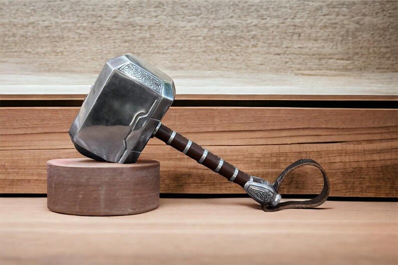 Thor Hammer Replica Metal & Resin Mjolnir Replica for Cosplay and Movie