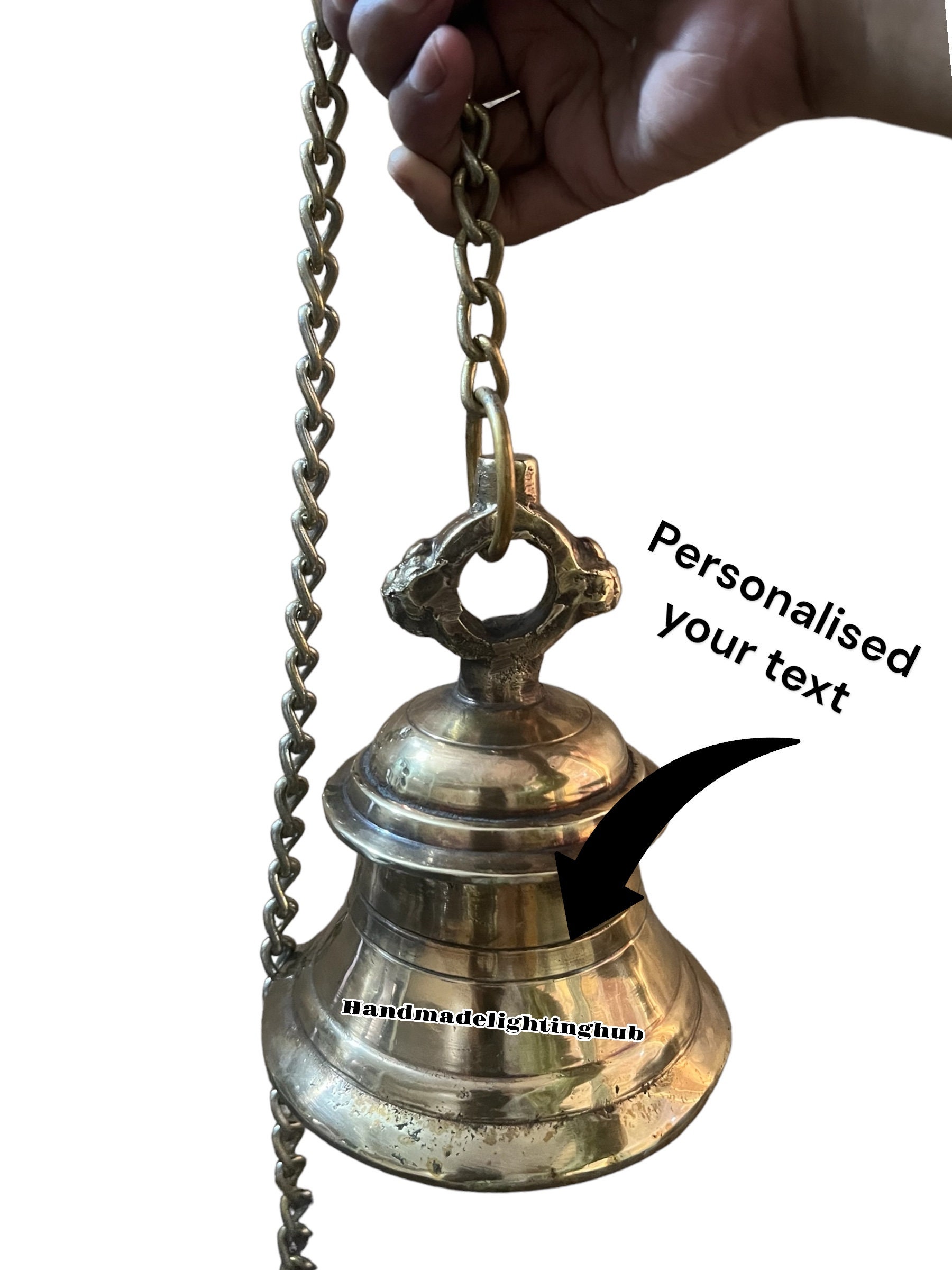 Buy Personalized Brass Bell Hanging With Deep Resonance Includes ...