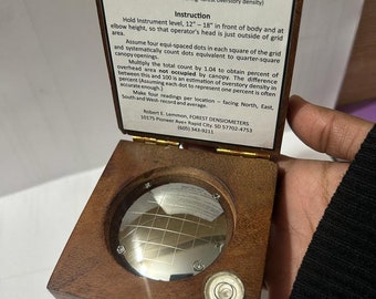 Spherical Densiometer -Convex Spherical Crown Densiometer-Essential Tool for Scientific Collectors  Forestry Enthusiasts  Forestry Suppliers