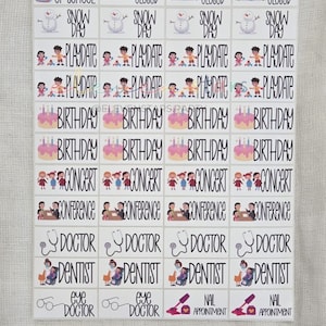 Icona Mom Stuff con adesivo di testo per Bullet Journal, Planner, Diari, Appuntamenti, Attività extracurriculari