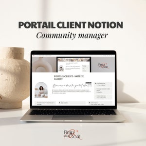 Template Notion Portale clienti francese per community manager