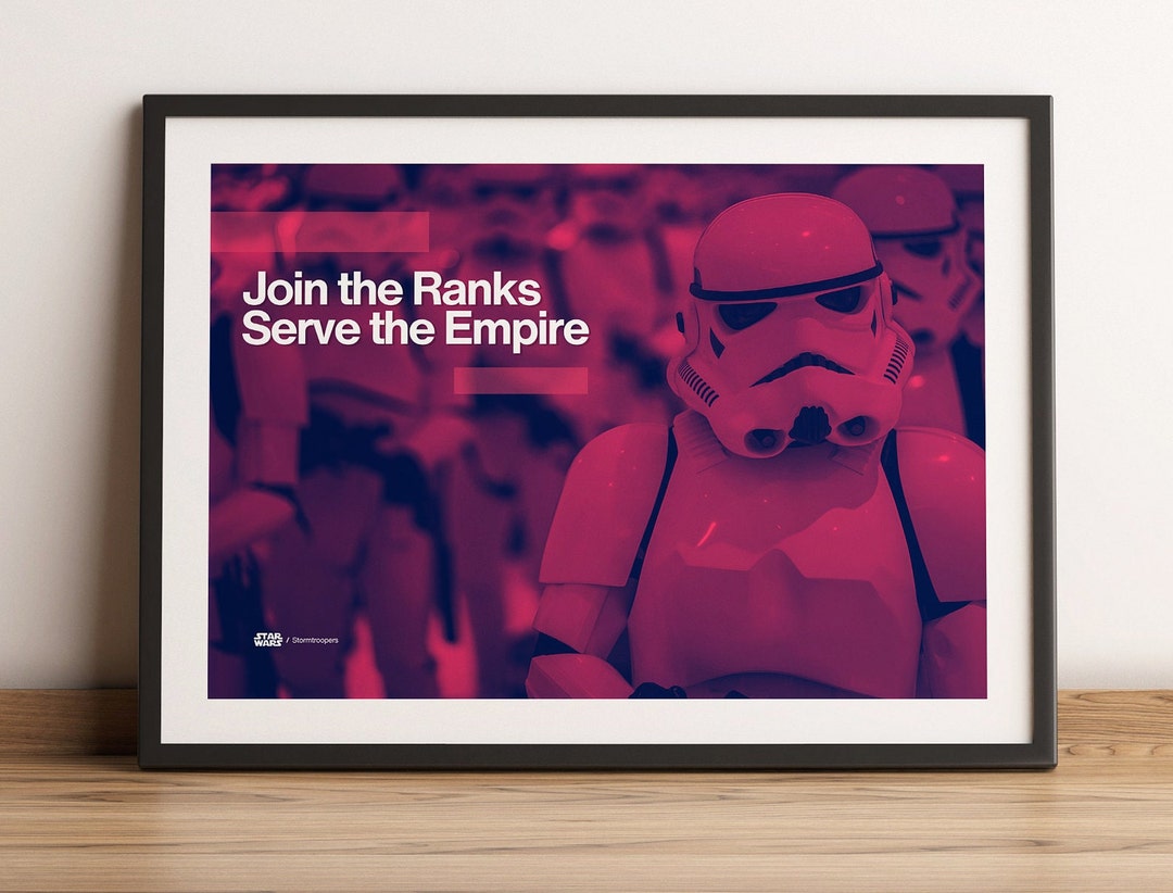 Stormtrooper Poster, Prints Trendy, Wall Print, Movie Poster, Skywalker, R2D2, Tatooine, Darth ...