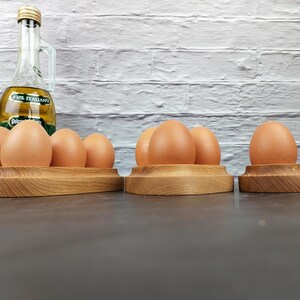 Handcrafted Wooden Egg Stand - Farmhouse Kitchen Decor - Etsy
