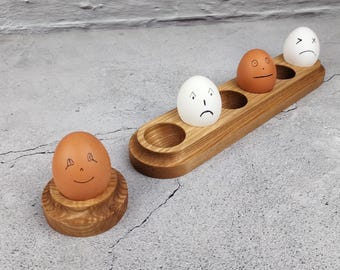Eierhalter aus Holz, Eierhalter für Hühner - Nachhaltiger Küchen Organizer