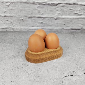 Handcrafted Wooden Egg Stand - Farmhouse Kitchen Decor - Etsy
