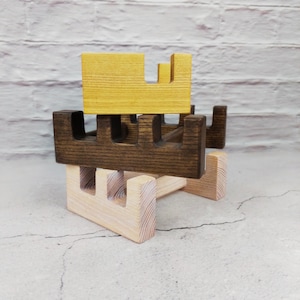 Wooden Cutting Board Stand, Chop Board Holder for Kitchen Organization