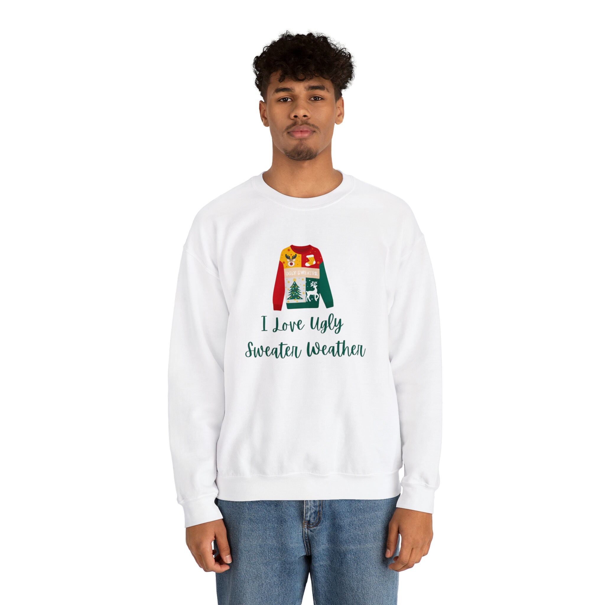 I love cheap ugly sweatshirt