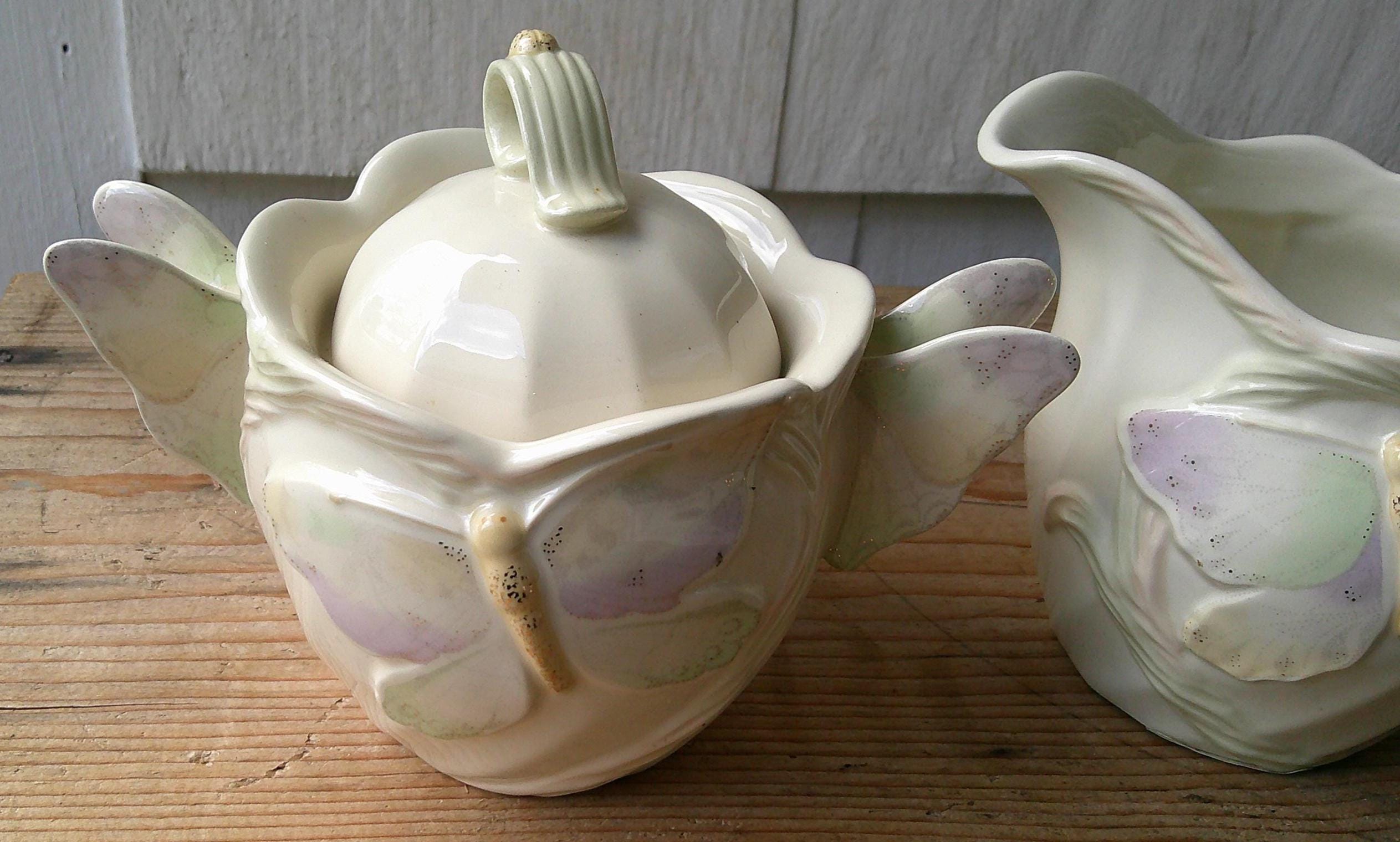 Lenox Stocking Splendor Lenox Garden Splendor Collection Butterfly Sugar & Creamer Set - Etsy