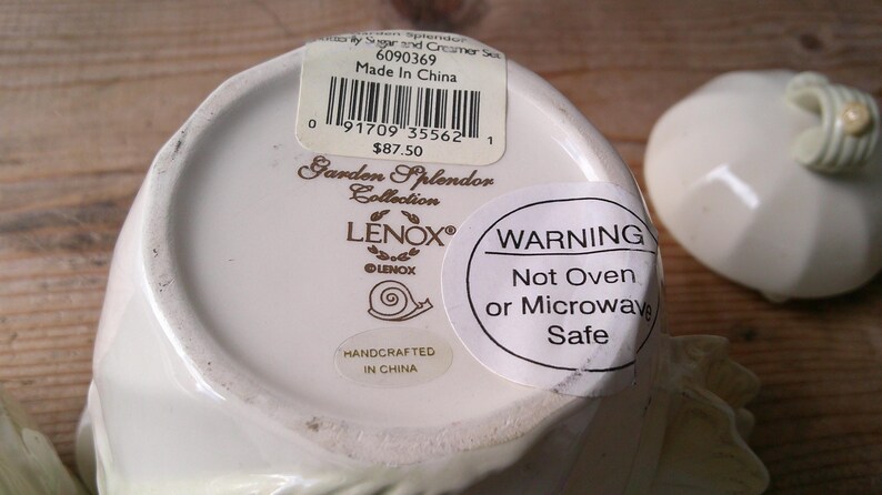 Lenox Stocking Splendor Lenox Garden Splendor Collection Butterfly Sugar & Creamer Set - Etsy